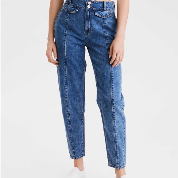 American Eagle Relaxed MOM Jean ~ Size 0 Regular - Picture 2 of 13